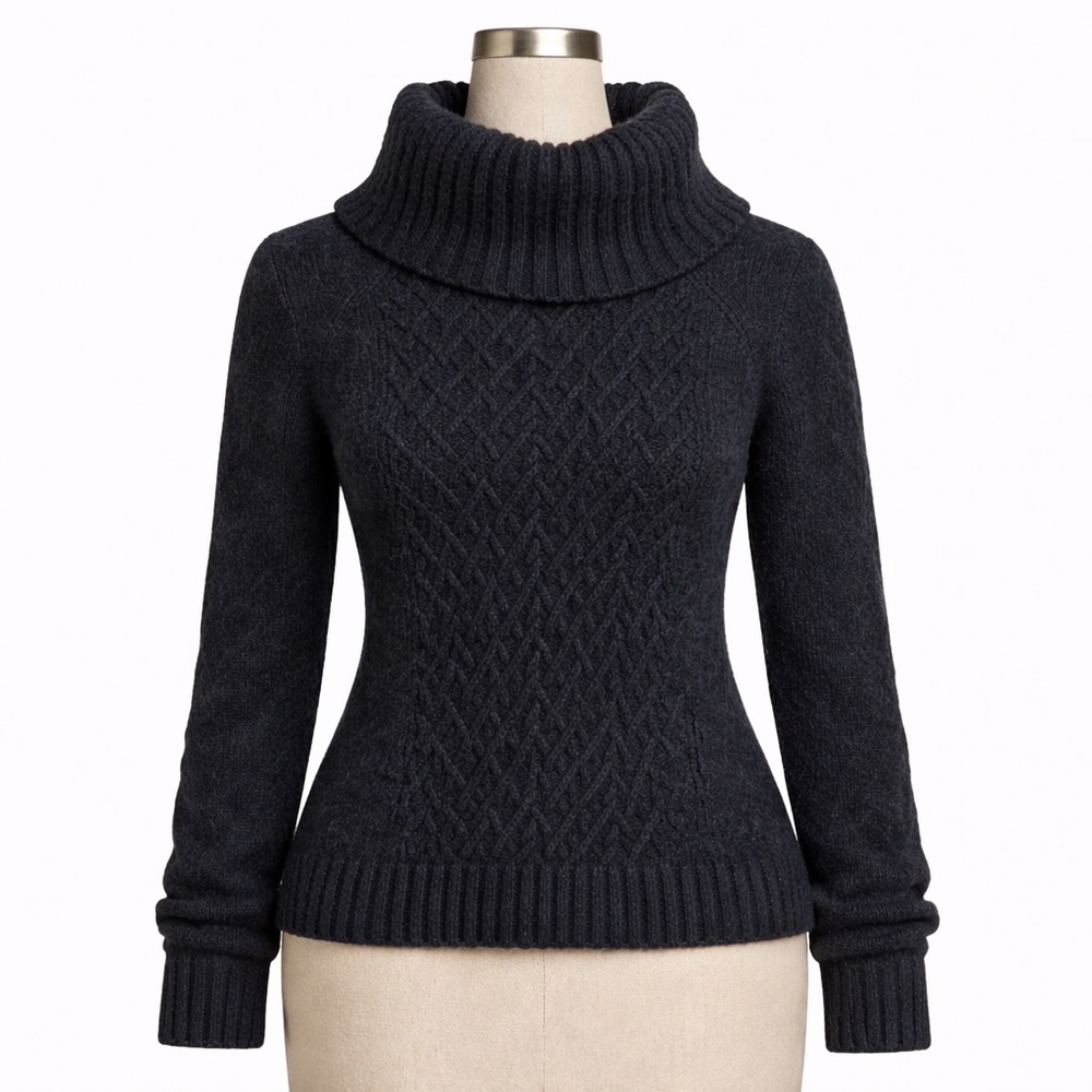 100% Cashmere Cowl Neck Sweater